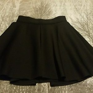 Bar III black mini A line skirt
